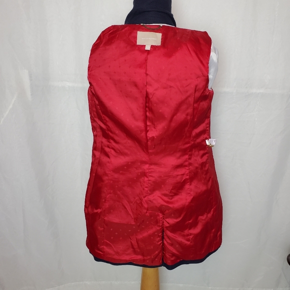 Banana Republic Navy Military Coat xs - Picture 13 of 16